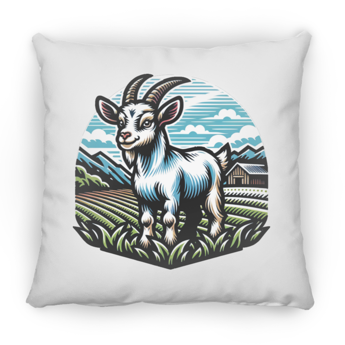 Alpine Goat Graphic - Pillows