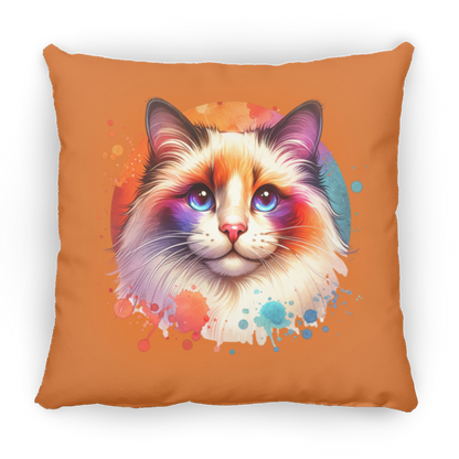 Longhair Tortie Point Cat - Pillows