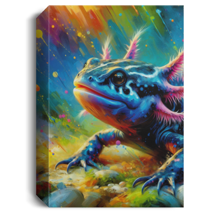 Axolotl Glow - Canvas Art Prints