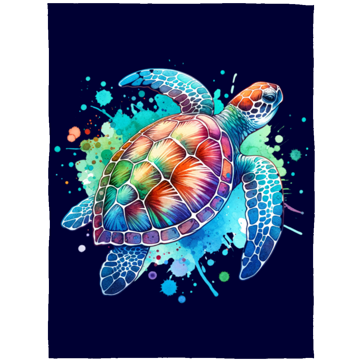 Sea Turtle WC2 Fleece Blankets