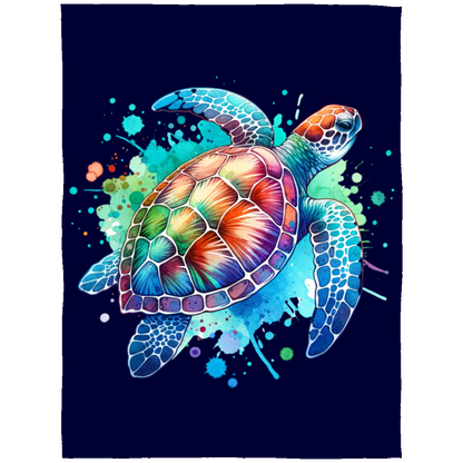 Sea Turtle WC2 Fleece Blankets