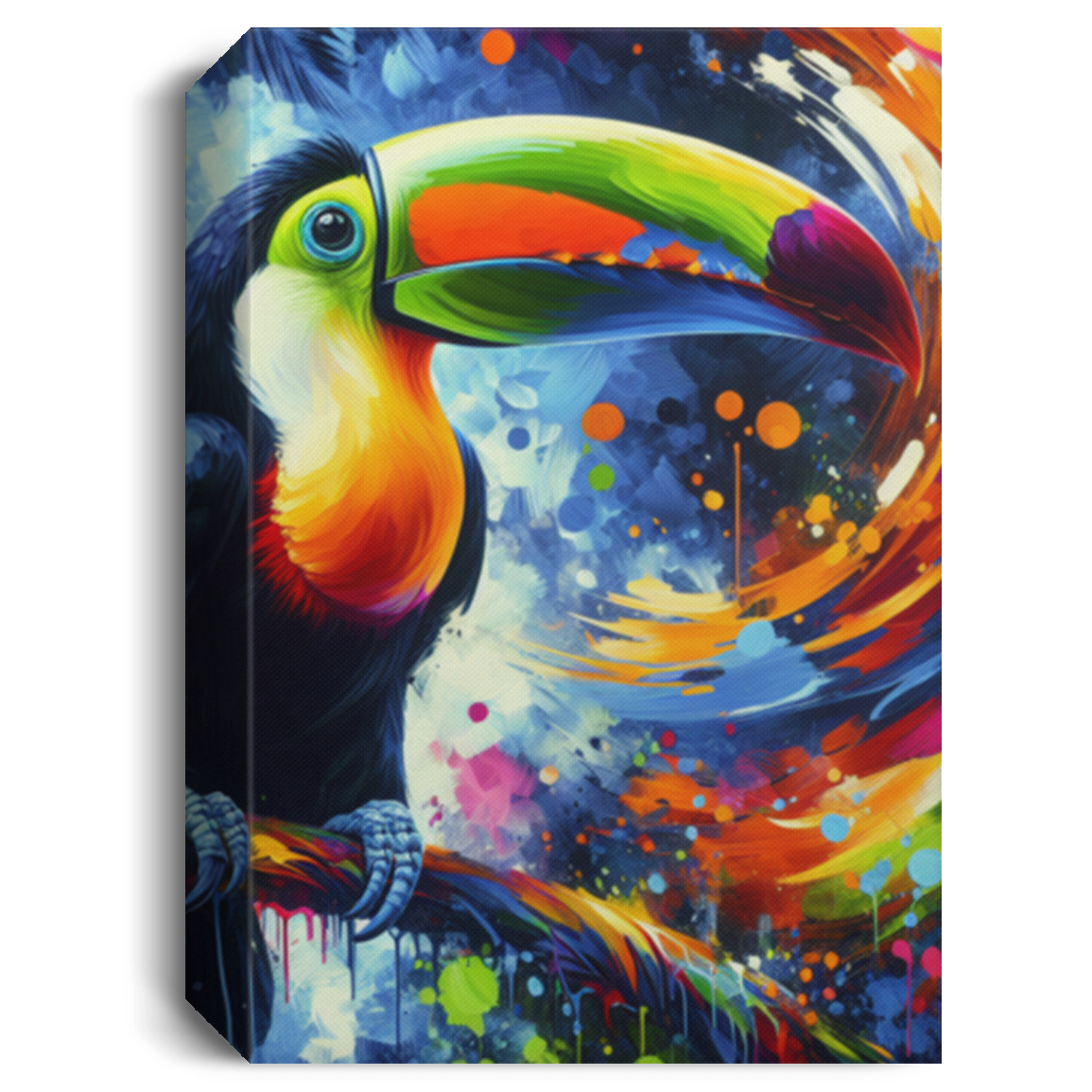 Colorful Toucan - Canvas Art Prints