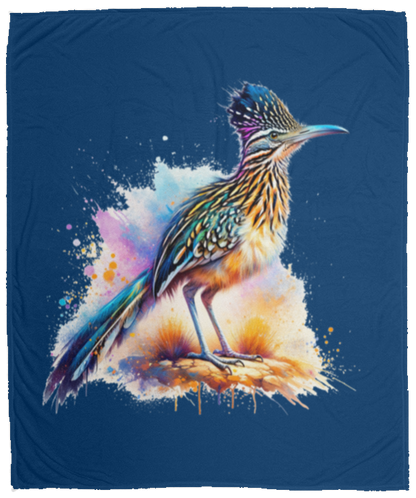 Standing Roadrunner Fleece Blankets