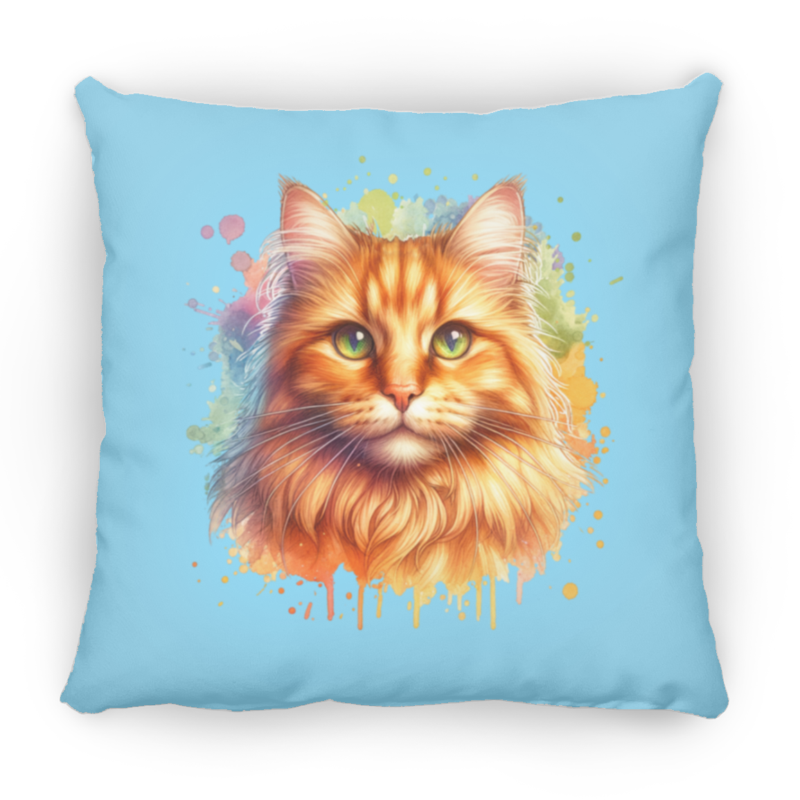 Orange Tabby Cat - Pillows