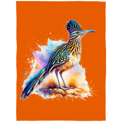 Standing Roadrunner Fleece Blankets