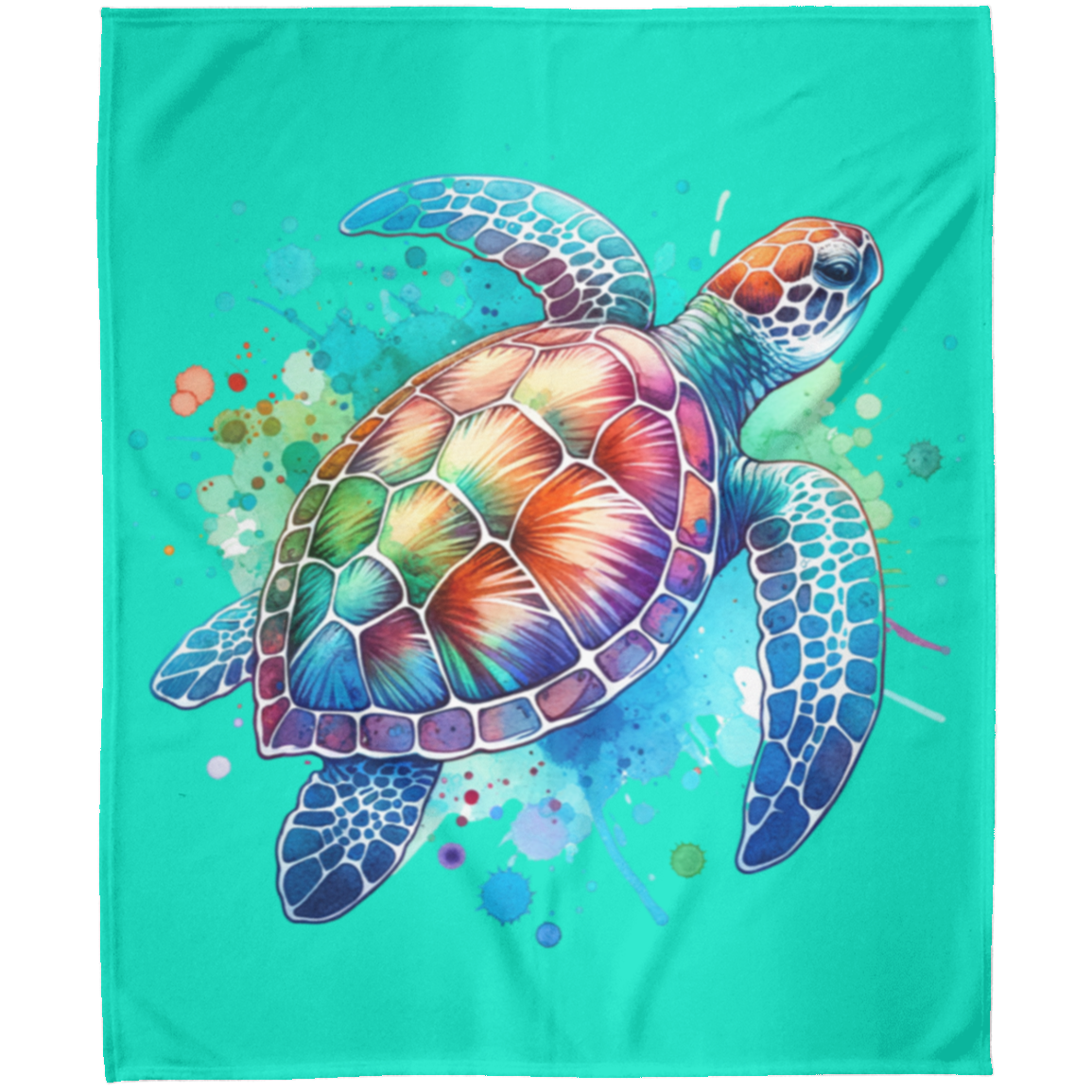 Sea Turtle WC2 Fleece Blankets