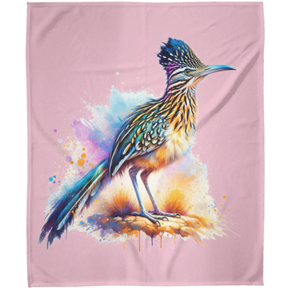 Standing Roadrunner Fleece Blankets