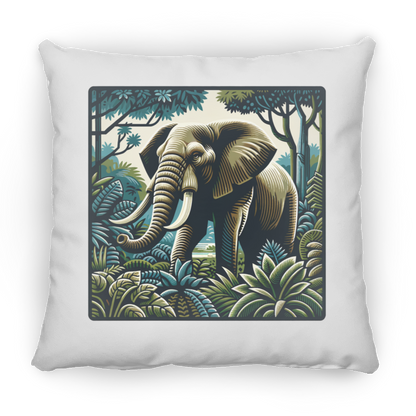 Block Print Elephant - Pillows