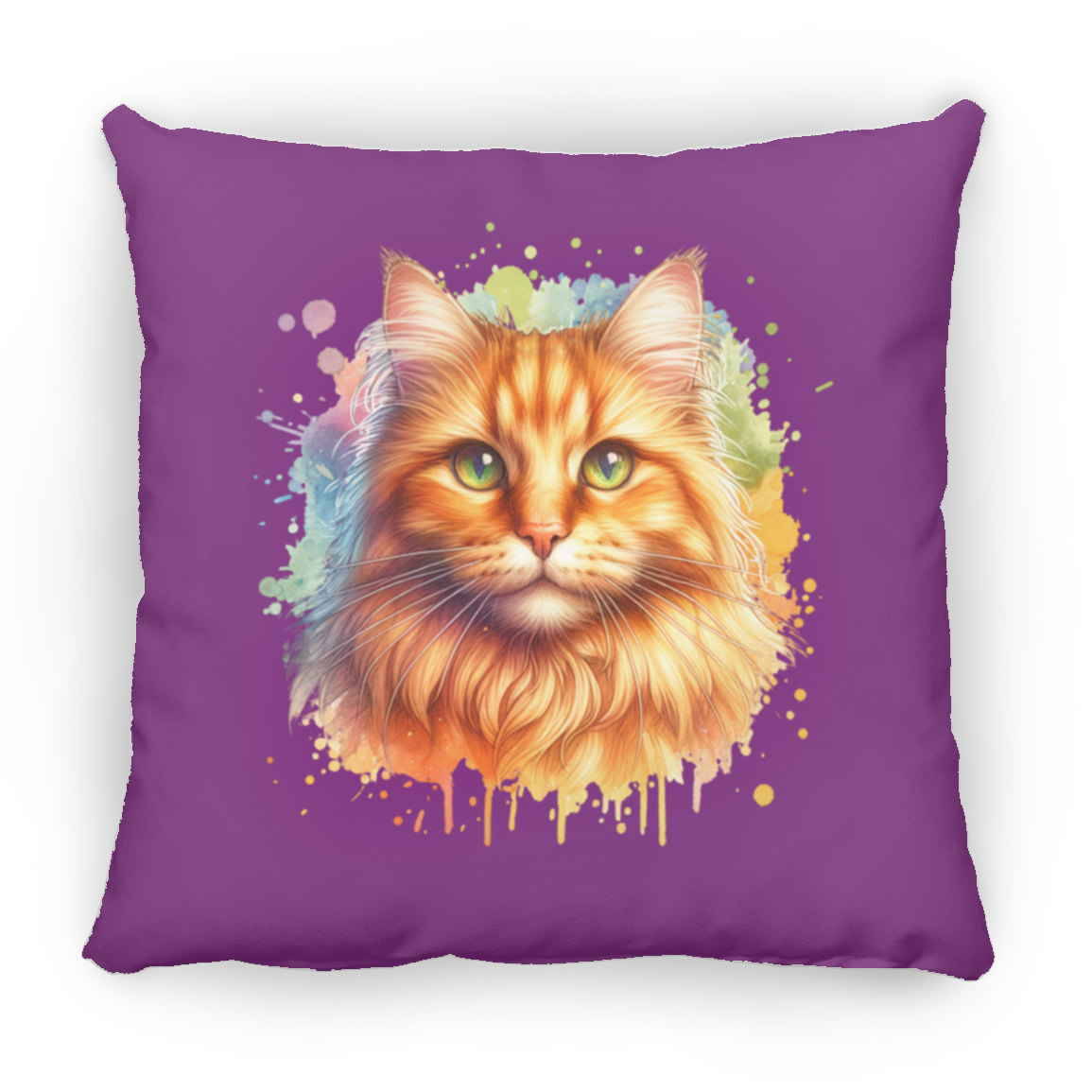 Orange Tabby Cat - Pillows