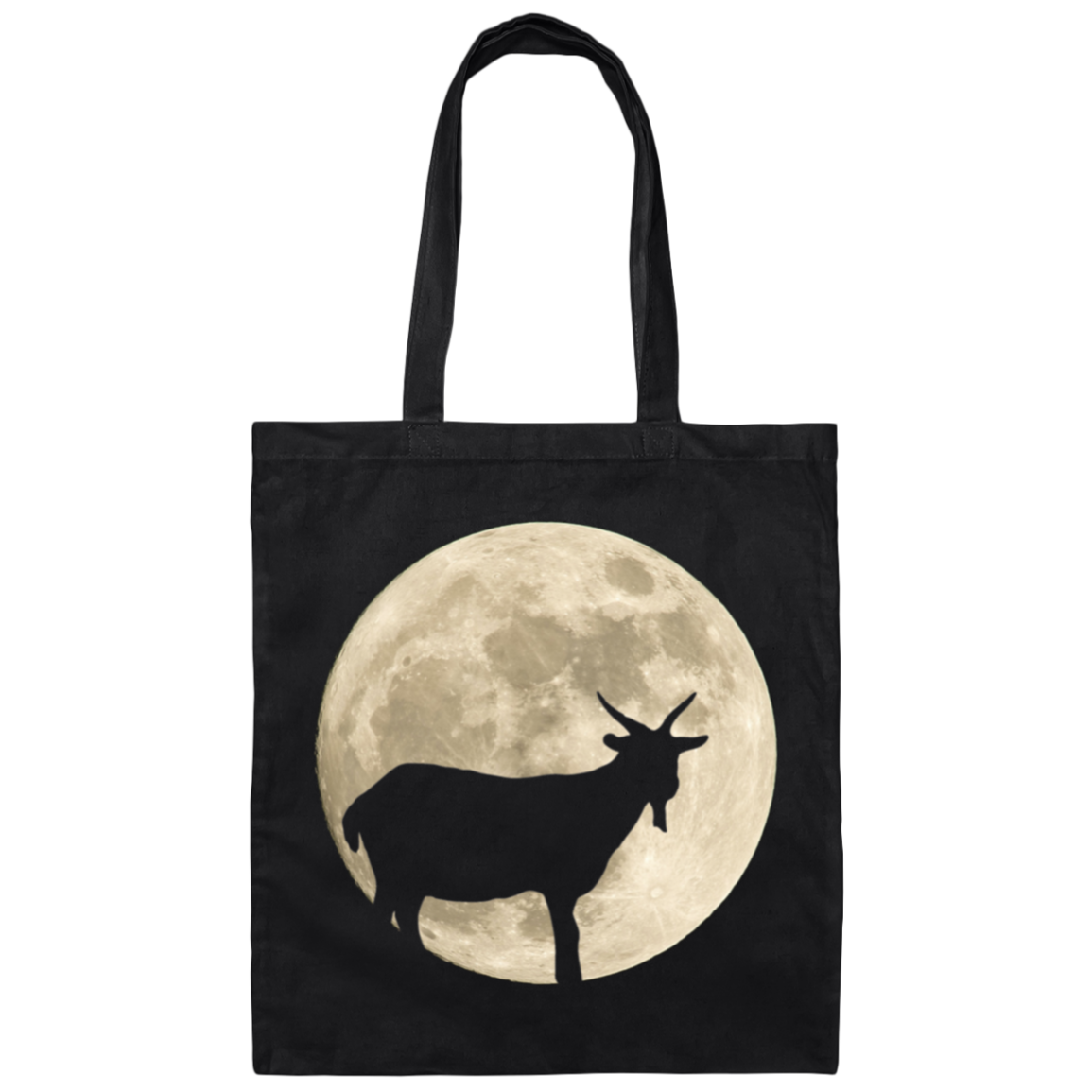 Goat Moon 2 - Canvas Tote Bag
