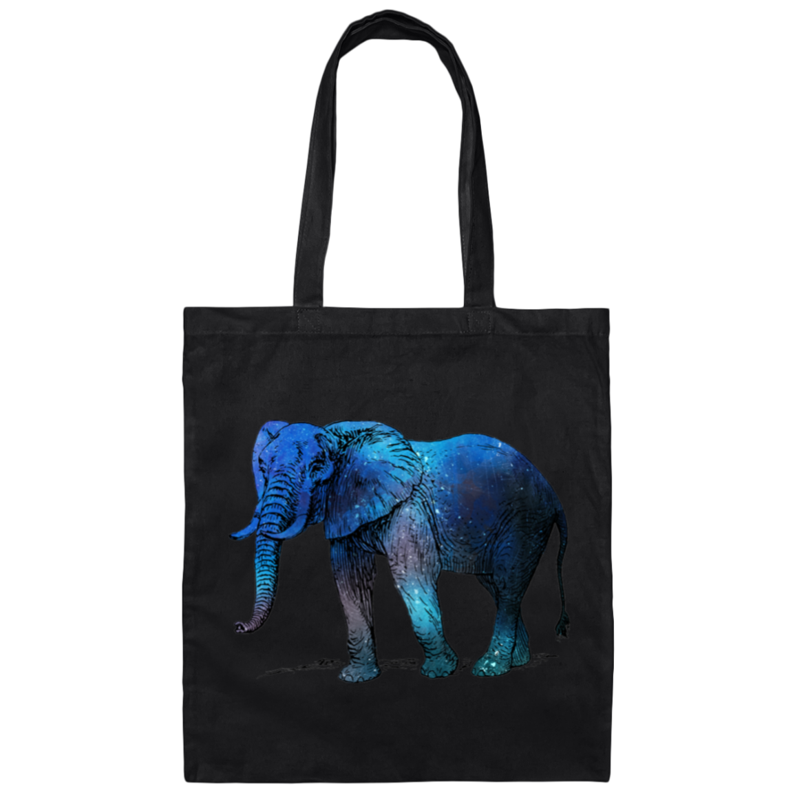 Blue Elephant - Canvas Tote Bag