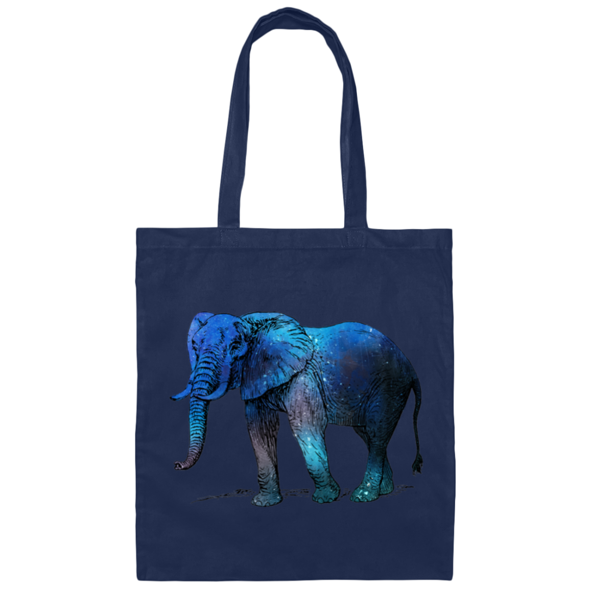 Blue Elephant - Canvas Tote Bag