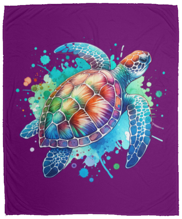 Sea Turtle WC2 Fleece Blankets