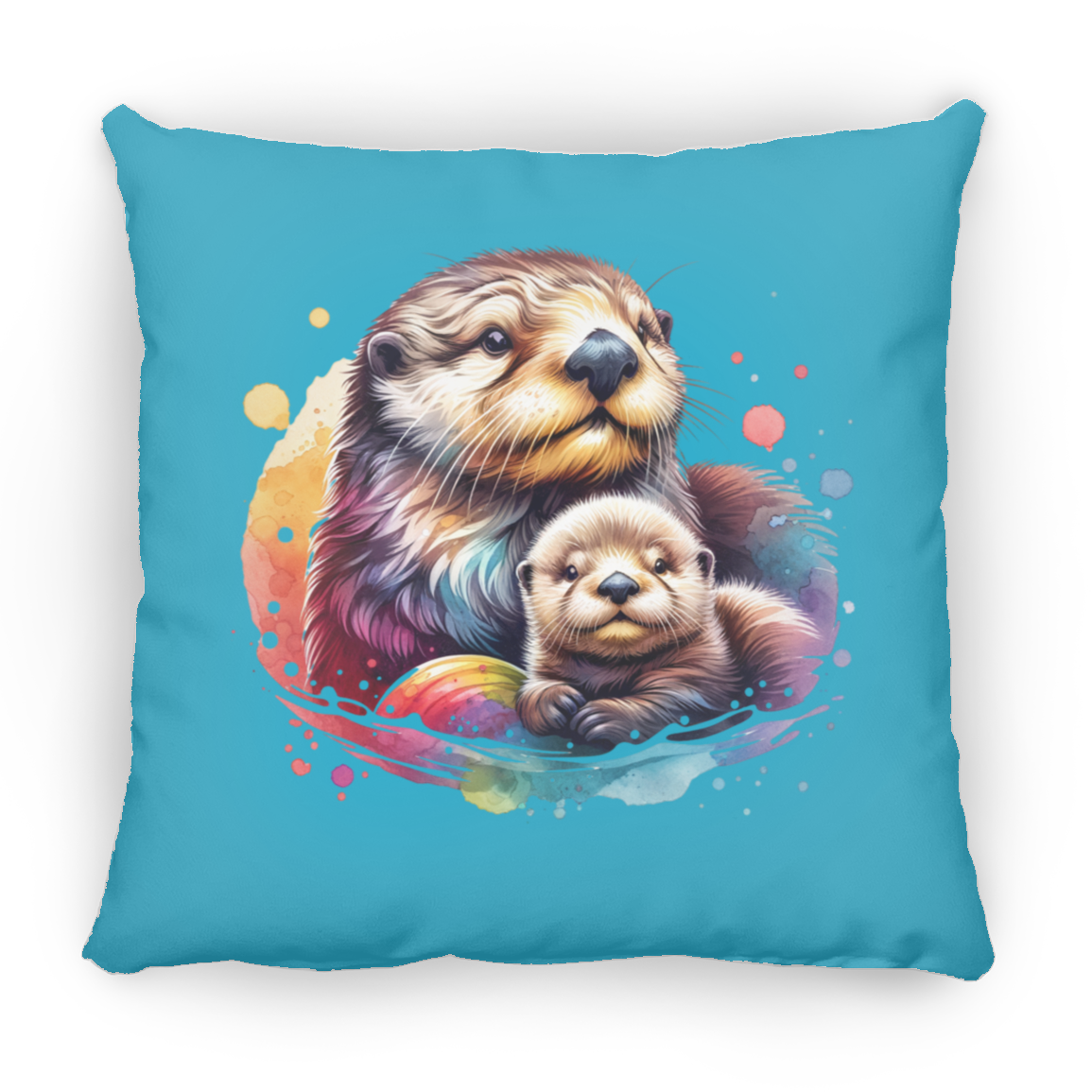 Sea Otter with Baby - Pillows