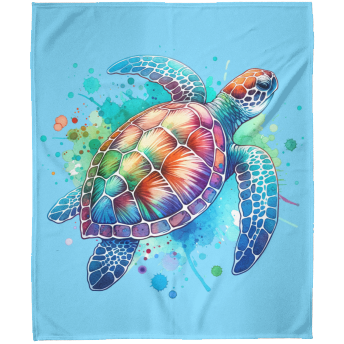 Sea Turtle WC2 Fleece Blankets