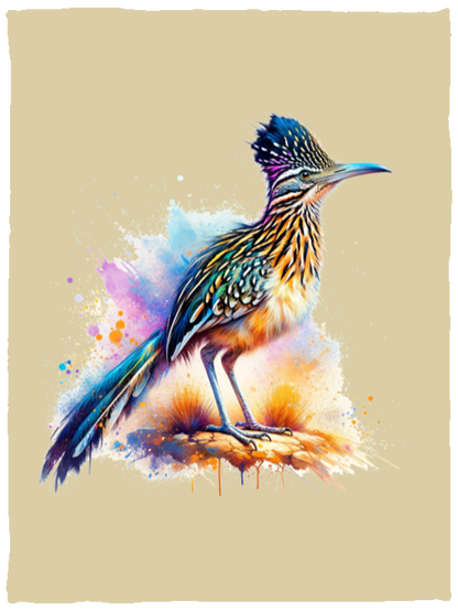 Standing Roadrunner Fleece Blankets