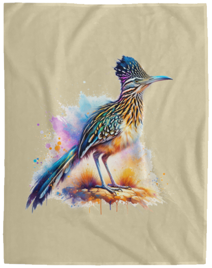 Standing Roadrunner Fleece Blankets