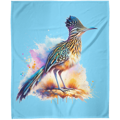 Standing Roadrunner Fleece Blankets