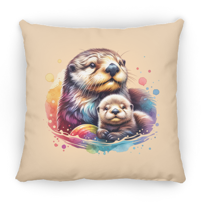 Sea Otter with Baby - Pillows