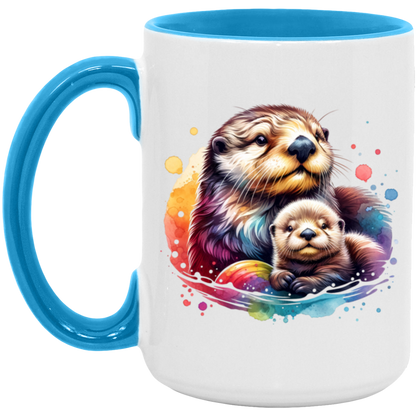 Sea Otter with Baby Mugs