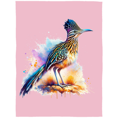 Standing Roadrunner Fleece Blankets