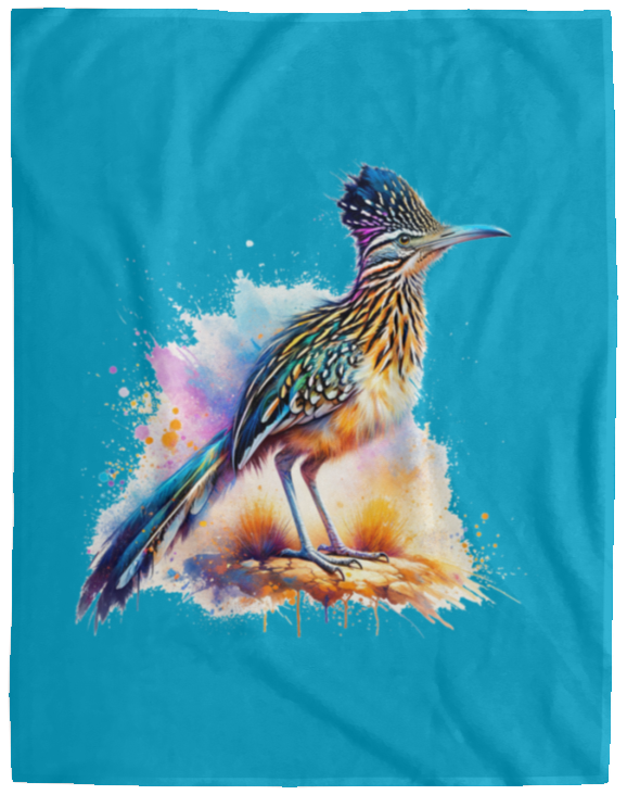 Standing Roadrunner Fleece Blankets