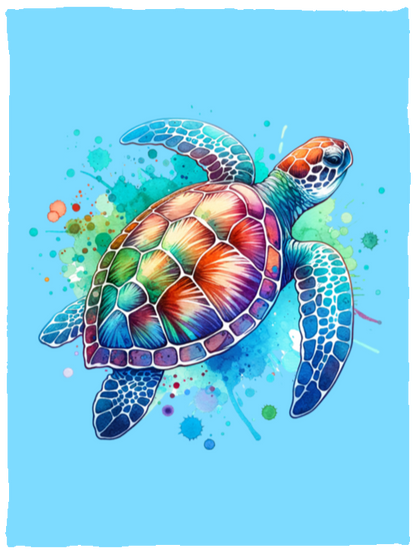 Sea Turtle WC2 Fleece Blankets