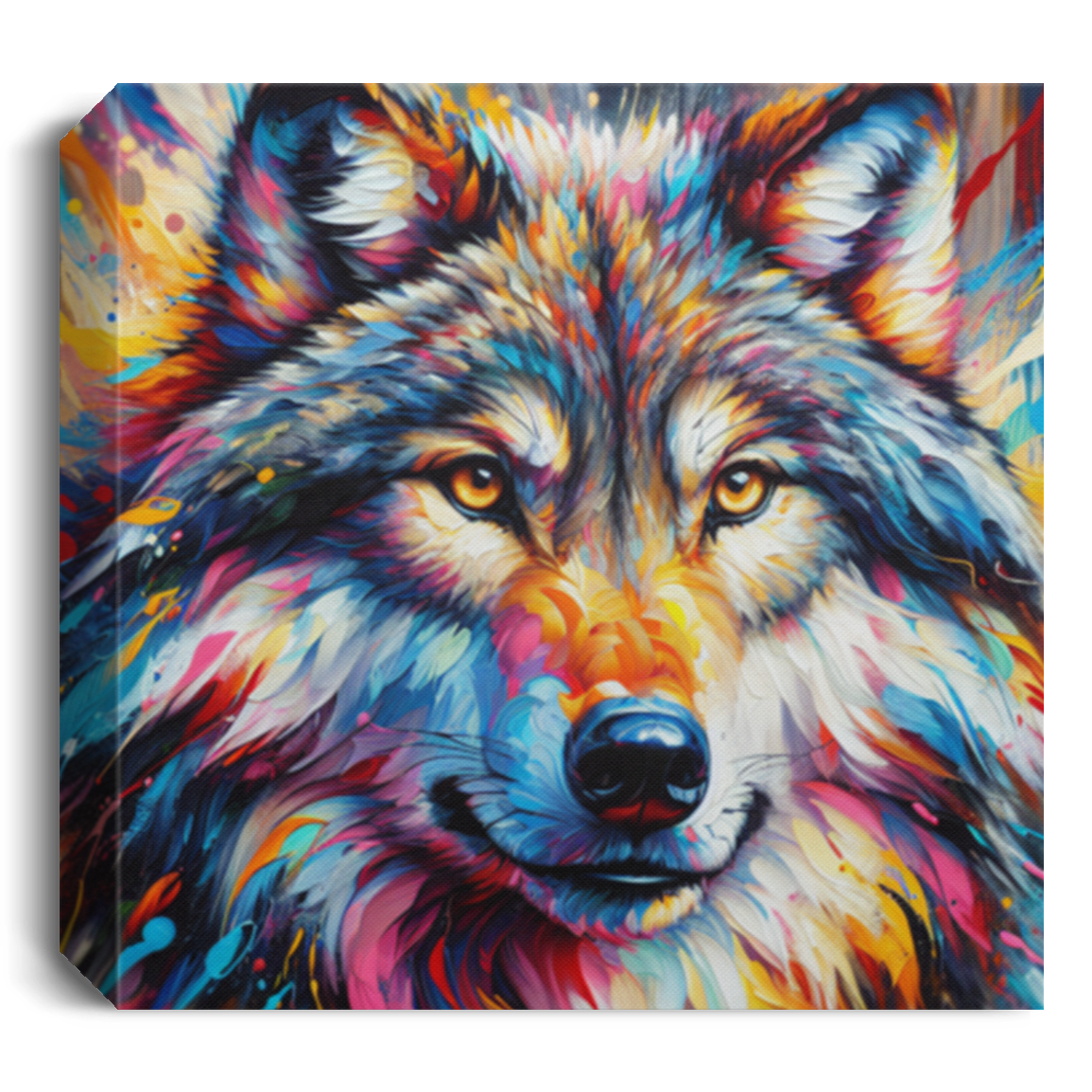 Wolf Expression - Canvas Art Prints