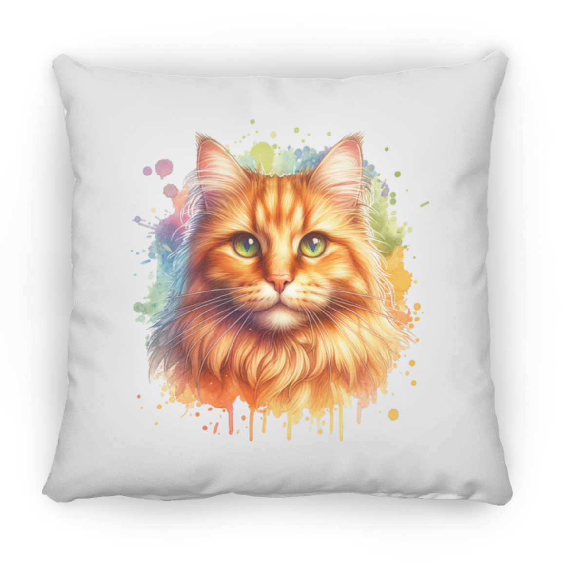 Orange Tabby Cat - Pillows