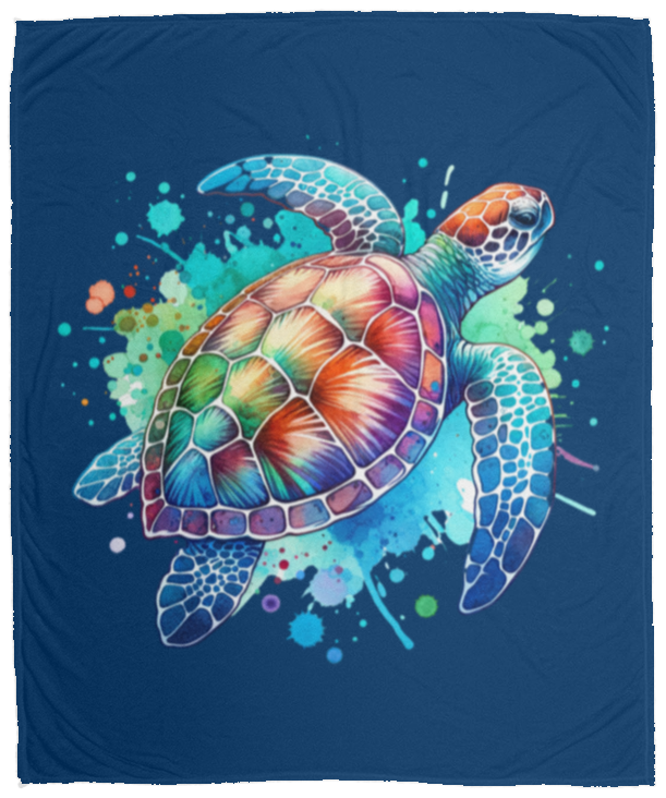 Sea Turtle WC2 Fleece Blankets