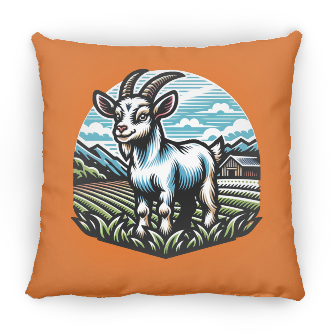 Alpine Goat Graphic - Pillows