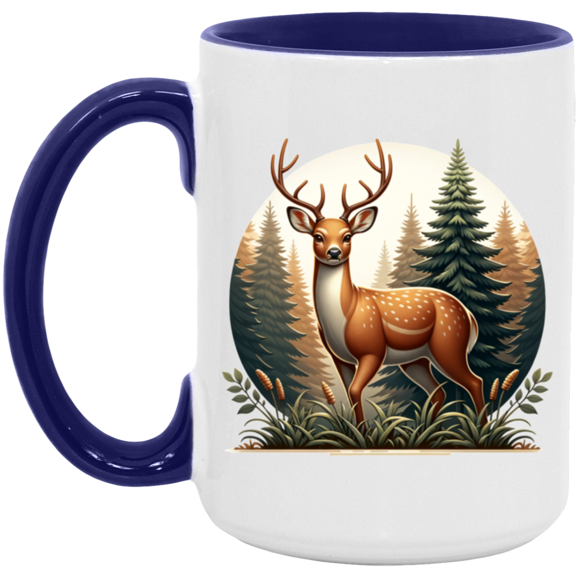 Buck in Forest - Mugs