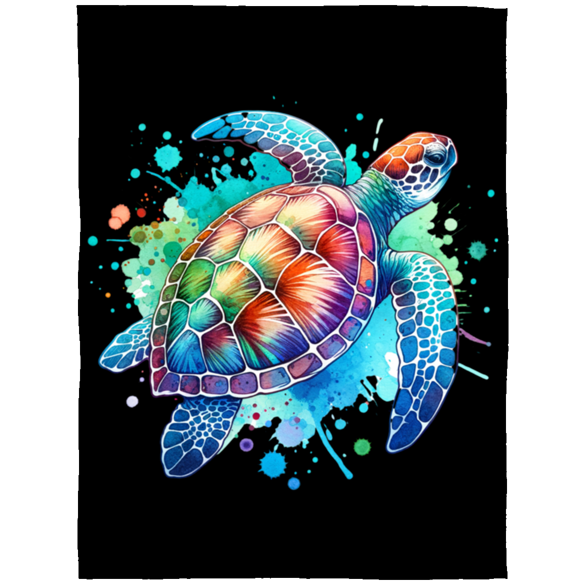 Sea Turtle WC2 Fleece Blankets