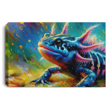 Axolotl Glow - Canvas Art Prints