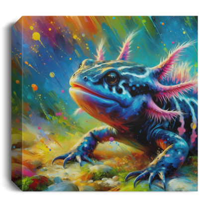 Axolotl Glow - Canvas Art Prints