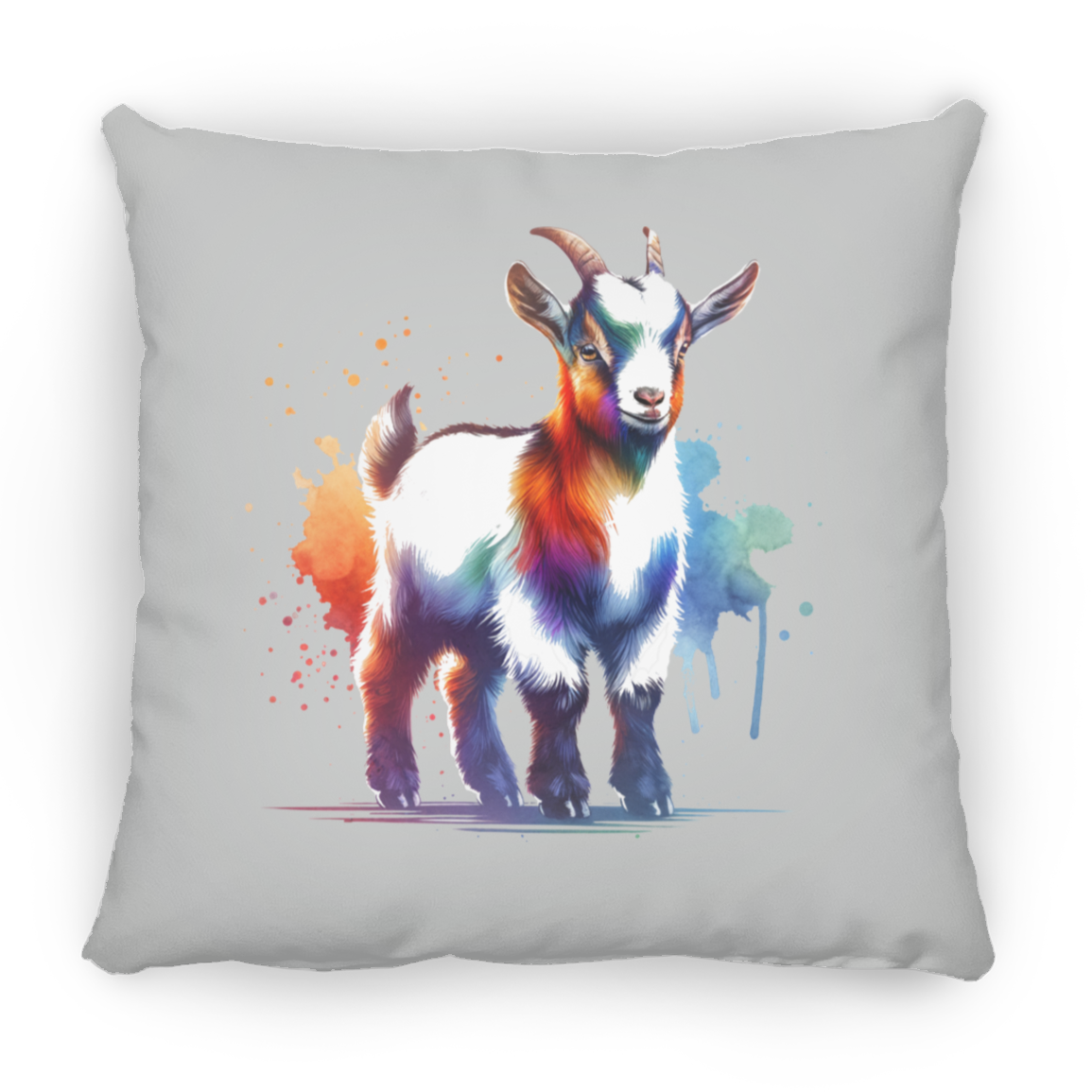 Standing Goat Watercolor - Pillows