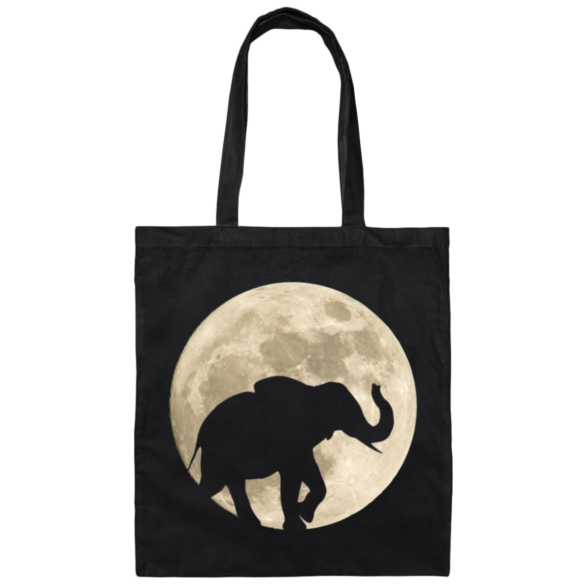 Elephant Moon - Canvas Tote Bag