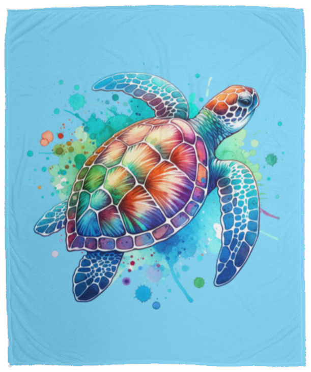 Sea Turtle WC2 Fleece Blankets