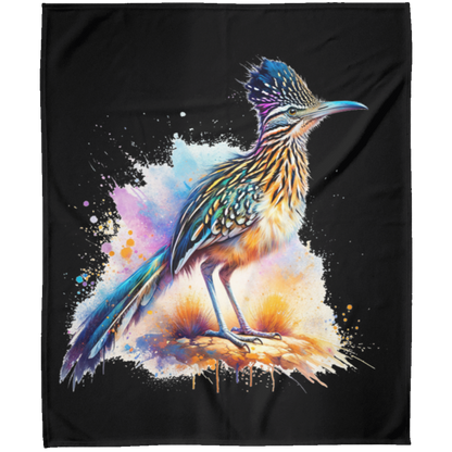 Standing Roadrunner Fleece Blankets