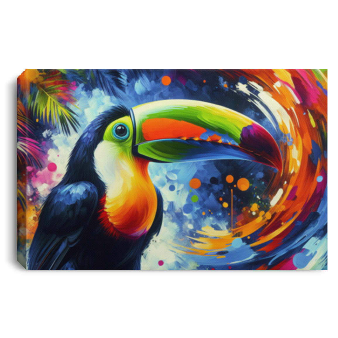 Colorful Toucan - Canvas Art Prints