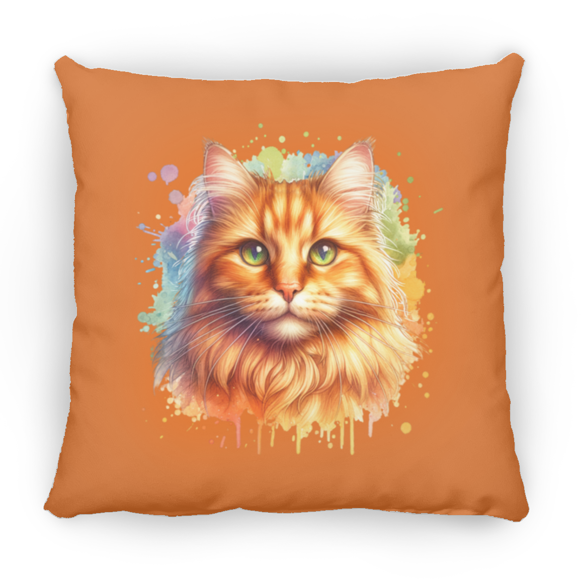 Orange Tabby Cat - Pillows