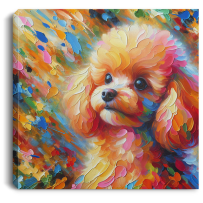 Apricot Poodle - Canvas Art Prints