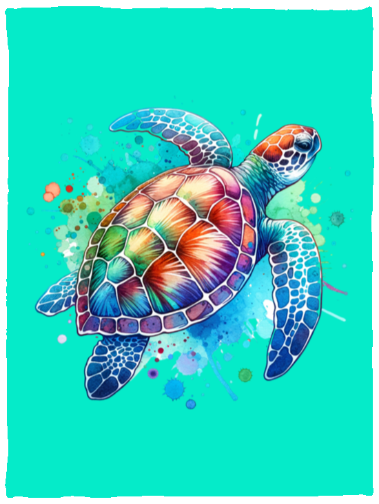 Sea Turtle WC2 Fleece Blankets