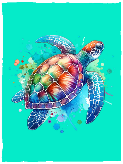 Sea Turtle WC2 Fleece Blankets