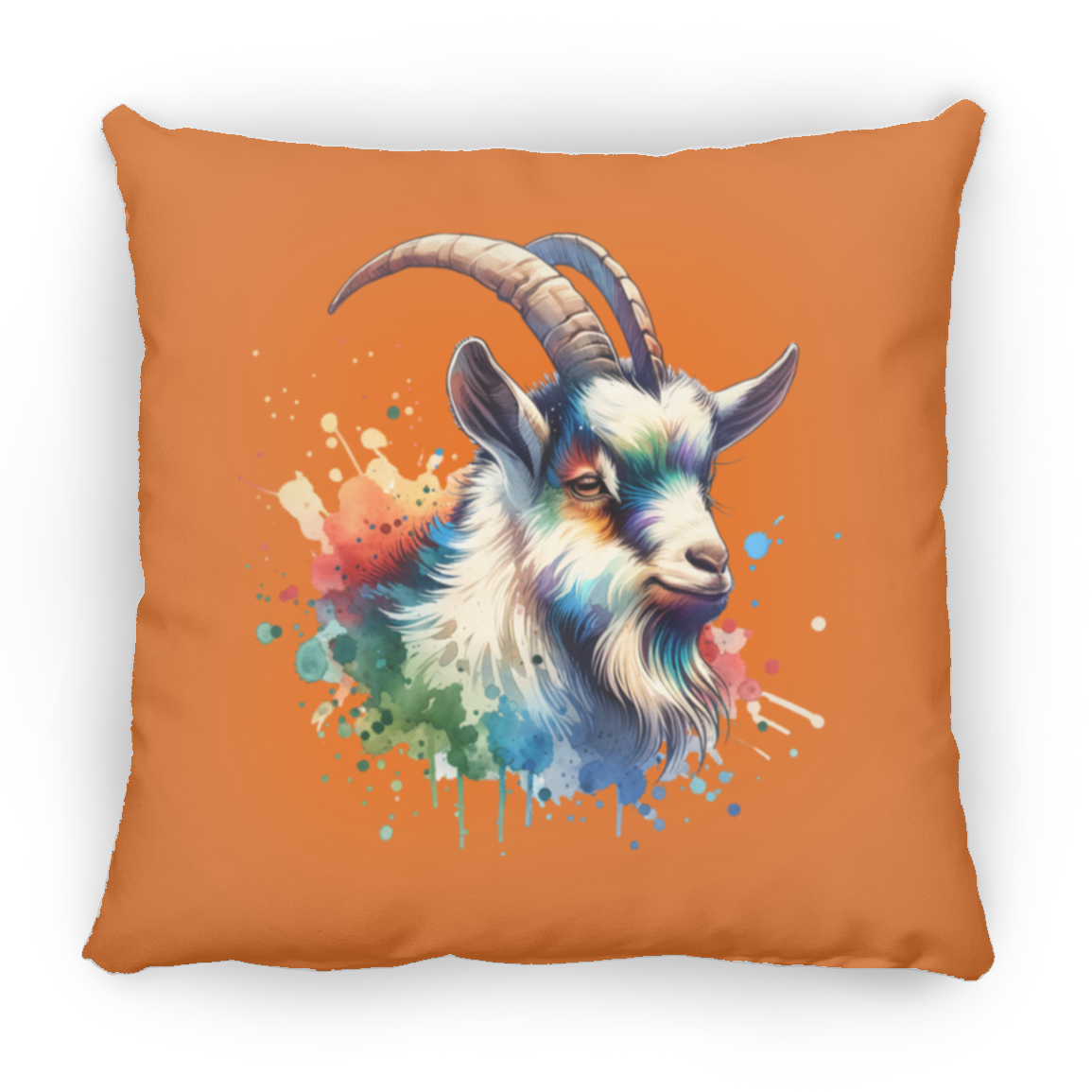 Goat Portrait Watercolor - Pillows