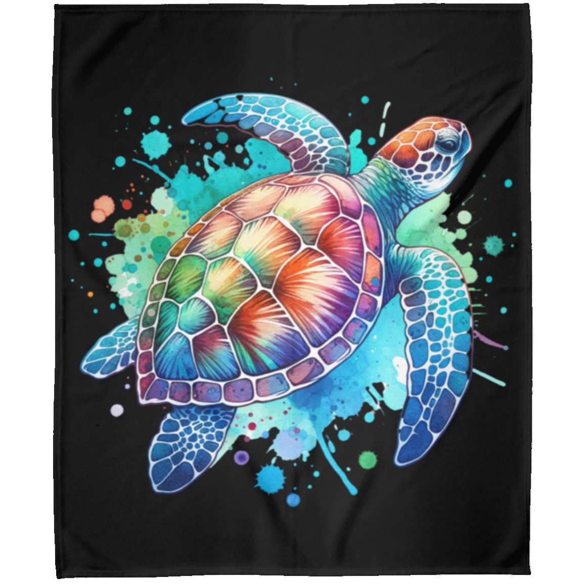 Sea Turtle WC2 Fleece Blankets