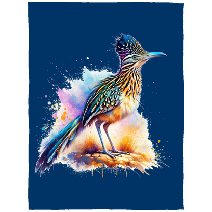 Standing Roadrunner Fleece Blankets