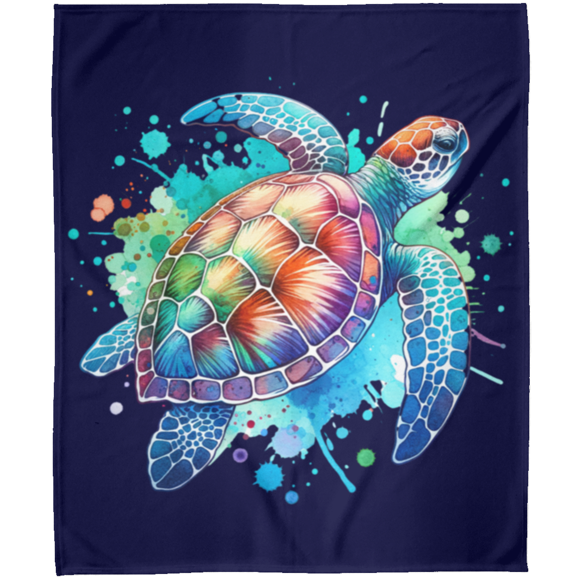 Sea Turtle WC2 Fleece Blankets