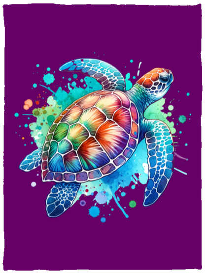 Sea Turtle WC2 Fleece Blankets