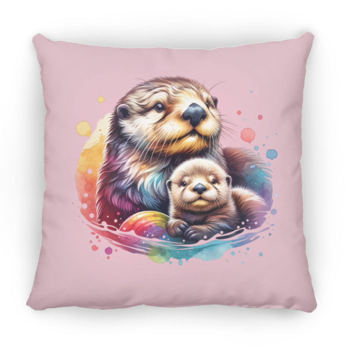 Sea Otter with Baby - Pillows